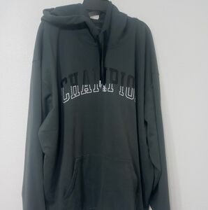 Champion Men's Gray Hoodie Size XL